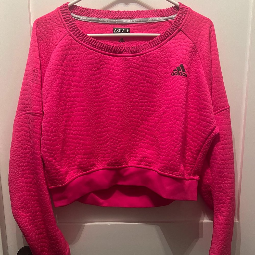 Pink Adidas sweatshirt